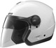 Nolan N42E N-Com Metal White Helmet