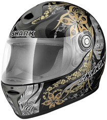 Shark RSF 3 Mint Black/Gold/Silver Helmet