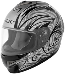 KBC Magnum Drago Black/Silver Helmet