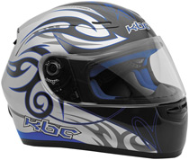 KBC VR-1X Tribal Blue/Black Helmet