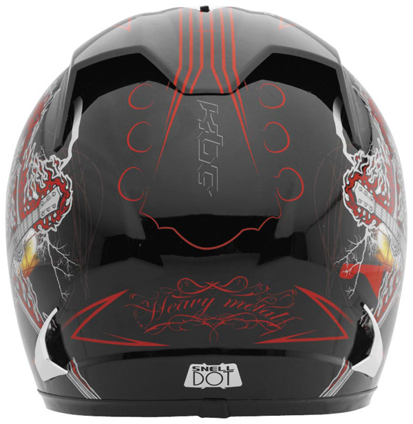 KBC Force RR Rocker Black/Red Helmet