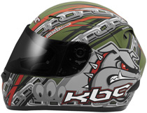 KBC VR-1X Bulldog Green Helmet