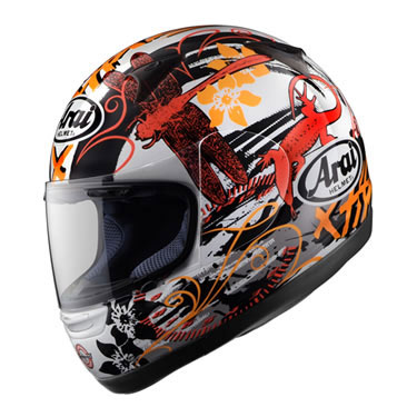 Atlantic Moto ARAI QUANTUM 2 JUNGLE WHITE HELMET